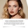 Zephoco Ivory White Two-In-One Color-Changing Foundation Stick Is Light, Moist, Natural, Adheres Well Without Powder Sticking, And Provides A Light, C