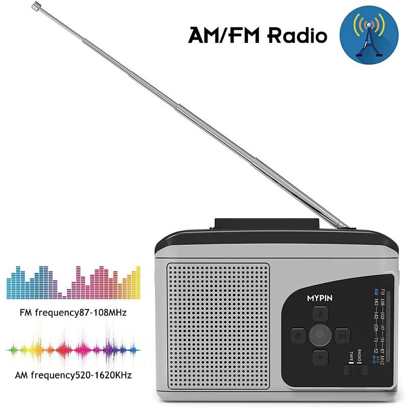 1 Упаковка кассетный плеер Walkman с динамиком, стерео, радио FM прямой на MP3 на карту TF ezcap234