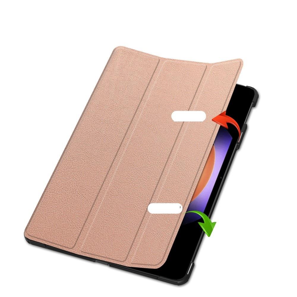 Case for Xiaomi Pad 6S Pro 12.4, Smartcase, pink rose gold