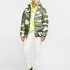 Nike Camouflage Hooded Down Jacket Men Jackets Green-Camouflage BV4763-222