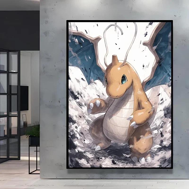 Stylish Umbreon Decorative High Quality Canvas Painting Available in Multiple Sizes Suitable for Different Home Spaces