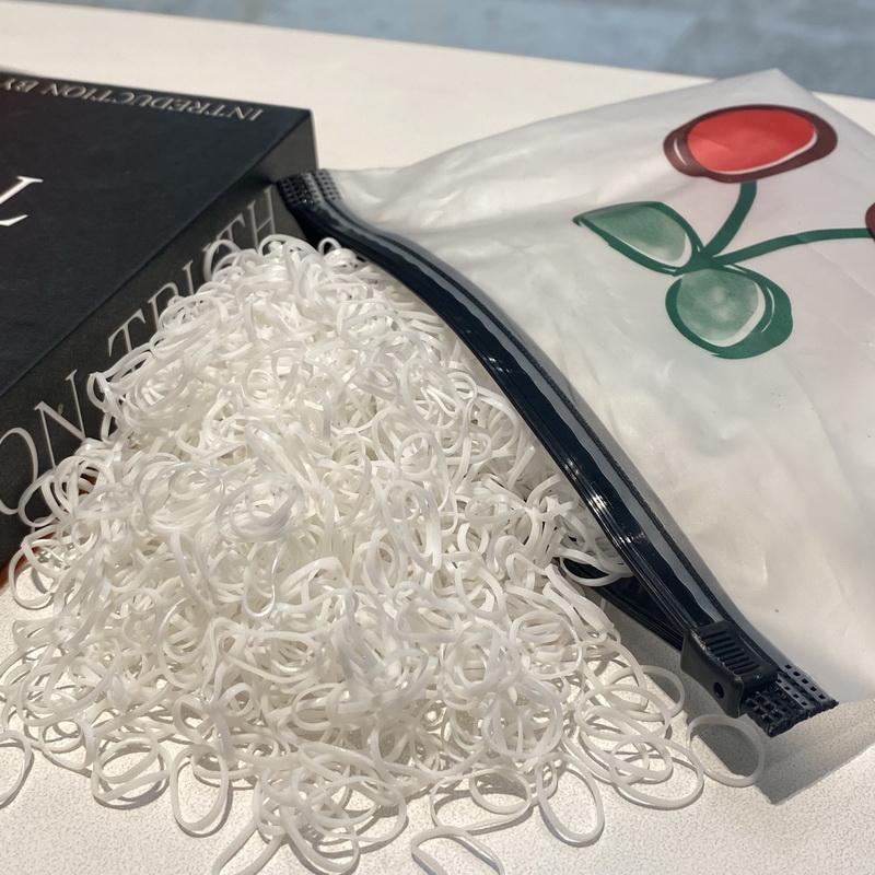 2000 шт./лот Маленькие одноразовые прозрачные резинки для волос для девочек, эластичные резинки для браслетов, детские мини-резинки для волос, повязка на голову