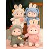 Cute Little Rabbit Doll Rabbit Plush Toy Transformed Into Rabbit Children Sleeping with Pillows New Year Christmas Gift