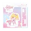 Aikatsu X Sanrio Characters 01 Yume Nijino X Bonbon Ribbon Illustration Acrylic Stand Plate Stars! [Collaboration [Mini Character]]