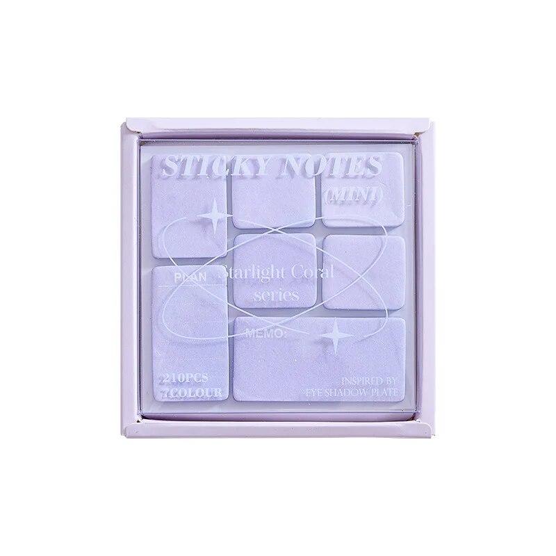 Креативный мини-записка для студентов, модный градиентный цветной блокнот с тенями для век, стильный блокнот для скрапбукинга, школьные принадлежности