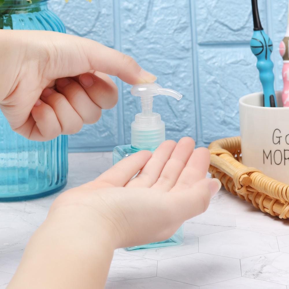 5pcs Home Bath Supplies Plastic Hand Sanitizer Foaming Bottle Soap Dispenser Liquid Pump Container