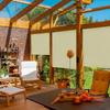 Balcony awning, external vertical roller blind, terrace cover, blackout