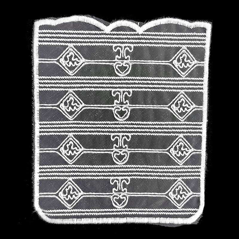 Embroidery Pocket Flower Milk Silk Mesh Embroidery Sheet Water-Soluble Lace Lace Accessories Diy White Flower Sheet