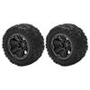 2pcs Remote Control Car Rubber Tyres with Hex Adapter for 1 8 1 10 High Speed Off Road Car Series