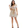 German Oktoberfest Carnival Costume Women's Sheath Dress Sexy Stage Costume