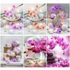 Полный квадратный/круглый дрель 5D Diy алмазная живопись камень орхидеи 3D Алмазная вышивка крестиком мозаика комплект горный хрусталь домашний декор