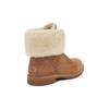 UGG Женские замшевые теплые винтажные удобные короткие зимние сапоги Weylyn длиной до середины голени, каштановые 1120703-CHE