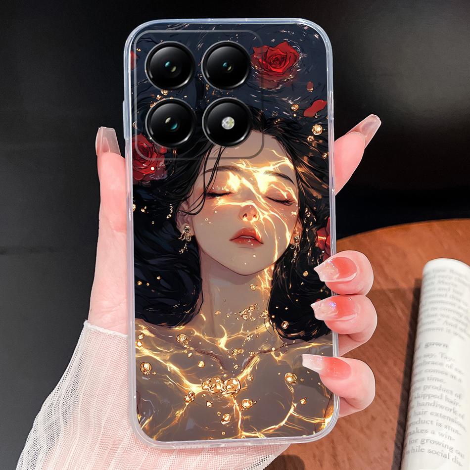 For Xiaomi 15T 14T Pro Phone Case Lovely Fish Patterns Soft TPU Clear Silicone Bumper For Xiaomi 15TPro 14 T Lightweight Funda