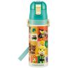 Skater Children's Stainless Steel Water Bottle Direct Drinking 470ml Animal Crossing Child Friendly Lightweight Type Girls Cool Water Bottle Sports Bo