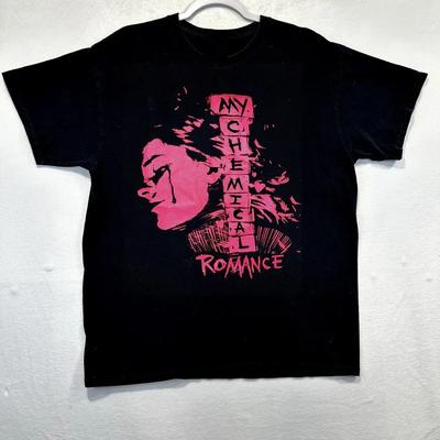 Унисекс хлопковая футболка с коротким рукавом и круглым вырезом Группа My Chemical Romance