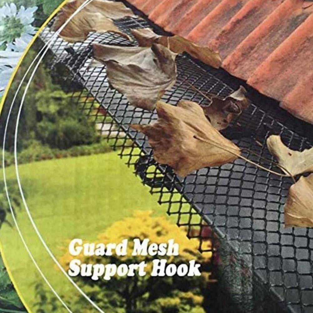 Prevent Blockages Gutter Mesh Grid Gutter Guard Filter Practical Gutter Screen Residence