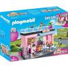PLAYMOBIL - City Life La Ville - Salon De Thé - 3 Personnages - Accessoires Inclus