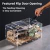 Anti-Escape Reptile Habitat Clear Spider Feeding Case Durable Lizard Breeding Box  for Chameleon