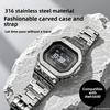 DW-H5600 Винтажный гравированный Мод-комплект Для Casio G-SHOCK Маленький квадратный DW H5600 модифицированный корпус корпуса часов из цельной нержавеющей стали мужской