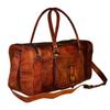 Bag Leather Travel Goat Genuine Gym Brown Duffel New Luggage Men's Vintage Men