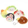 1 шт. Куриная ножка Картофель фри Милый брелок-подвеска для сумки Плюшевая кукла Гамбургер Брелок Аксессуары для школьного рюкзака Мягкие игрушки