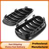 Для BMW E92 E93 Facelift 316i 320d 320i 323i 325d 325i 2010-2014 передняя решетка радиатора Kidney Racing 1 пара глянцевая черная спортивная решетка для автомобиля