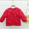 Children's light down jackets, girls' boys, baby school uniforms, warm autumn and winter lightweight liner jackets