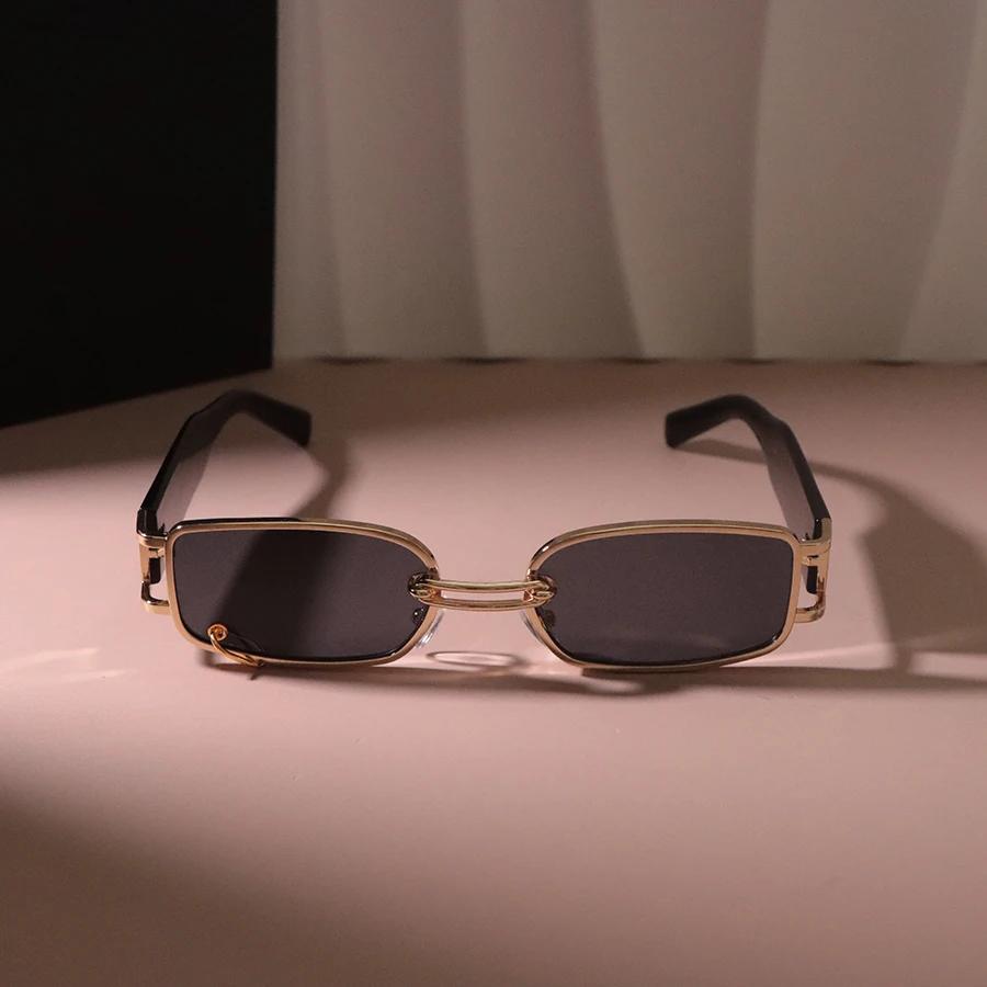 Elegant Rectangle Sunglasses Women Men Brand Classic Sun Glasses Female Male Designer Vintage Casual Shades