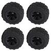 4 Pcs RC Wheel Tire Superior Handling Enhanced Control Abrasion Resistant Rubber Wheel Tyre for WLTO