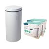 Мусорное ведро для подгузников 21 л с 1 отделением для ухода за детьми, 6 кассетами, легкая кассета DEO/PAIL, дезодорирующая, дезодорирующая, антибактериальная, (главный +