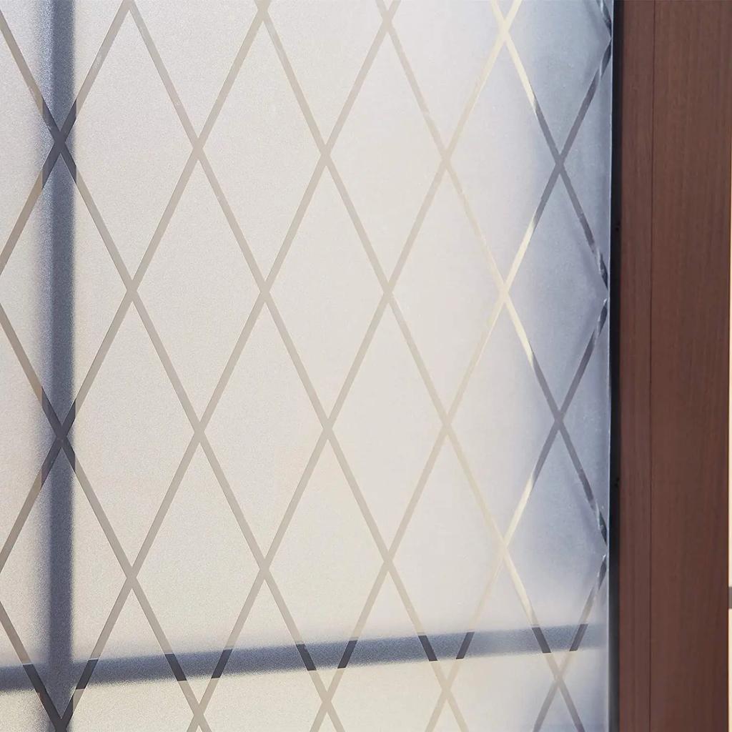 Матовая оконная пленка Mul-size Lattice, защитная пленка для окон, статическая клейкая виниловая непрозрачная наклейка на стекло, неклейкая, анти-УФ