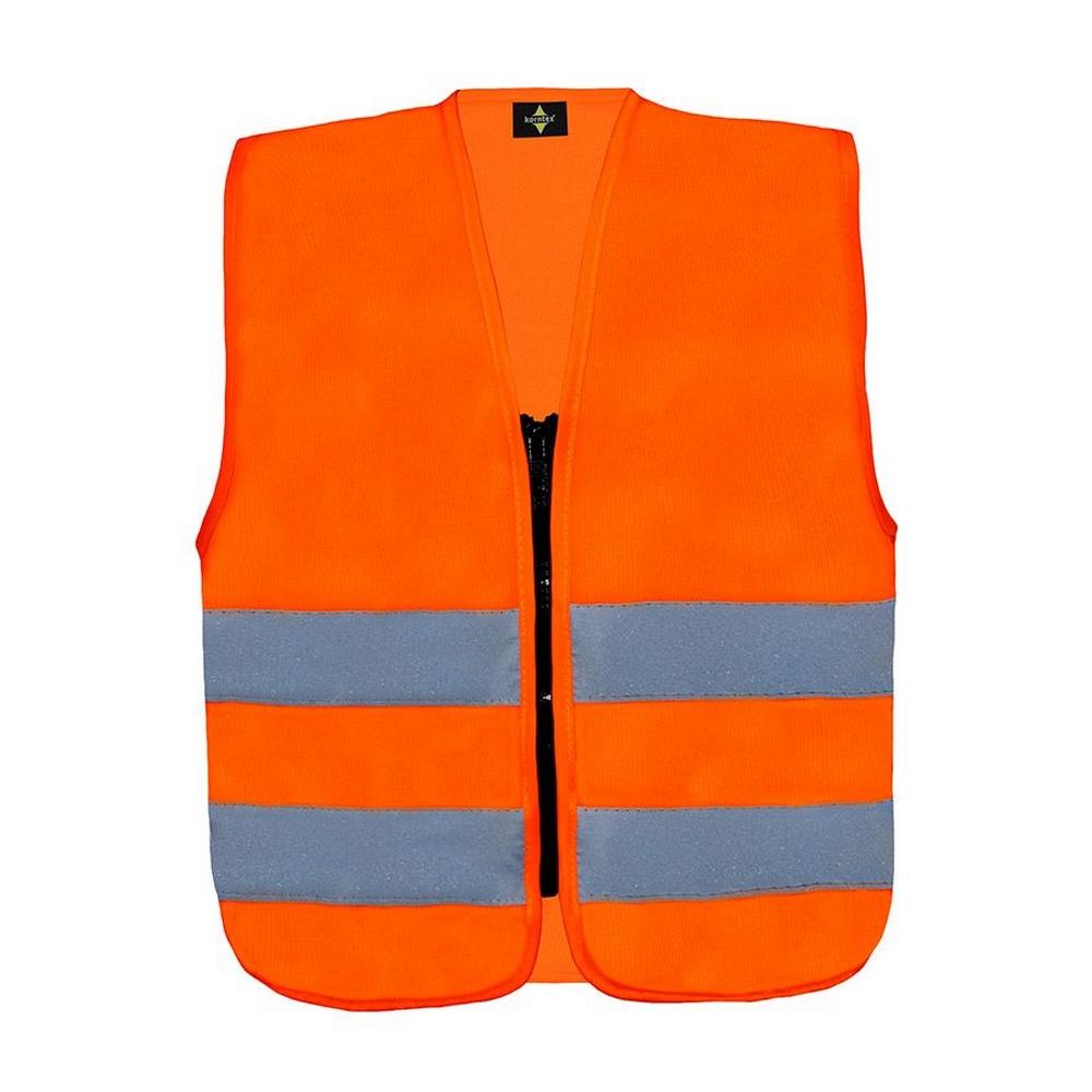 Korntex Childrens/Kids Aalborg Zipped Safety Vest