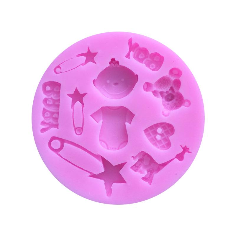 Помадка для детской коляски, форма для шоколада, чашка, торт, декоративная форма, форма для выпечки