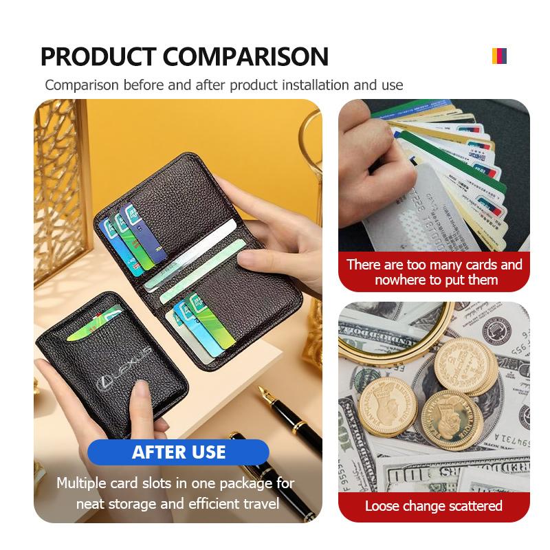 Car Wallet Driver's Licence Insurance Card Holder Multi Pocket Wallet For Lexus RX350 IS250 IS200 GS300 LX570 RC350 UX250h ES350 HD7