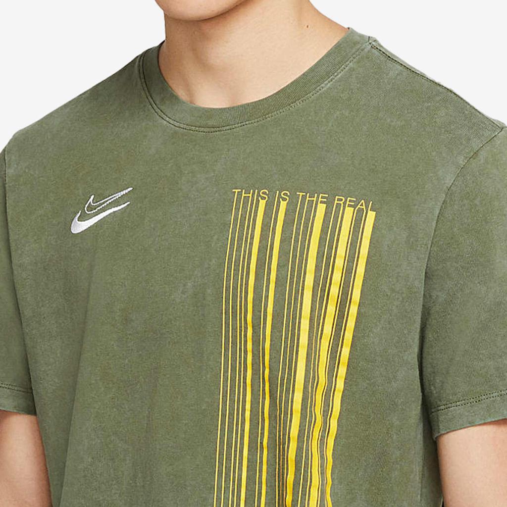 Nike Dri-Fit KD Retro Wash Embroidered Logo Sports T-Shirt Men Tops Military-Green CD1301-222