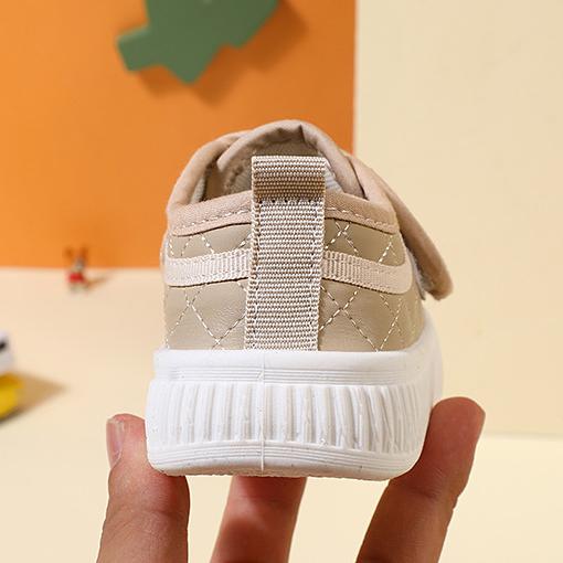 Весенне-осенняя модная прогулочная обувь на липучке для мальчиков. Нескользящая и противоударная повседневная обувь для девочек.