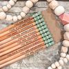 10Pcs Affirmation Pencil Set Inspirational Pencils Wood Motivational Sayings Pencils Compliment Pencils Student Gifts from Teacher