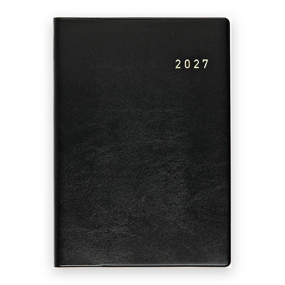 Ежедневник Takahashi Shoten New Diary 2027 A5 Еженедельный 2 дня на странице Обложка под кожу Начало в январе 2027 года