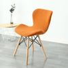 Curved Chair Cover Nordic Spandex Bar Stool Dining Chair Slipcover Butterfly Stretch Washable Accent Seat Covers