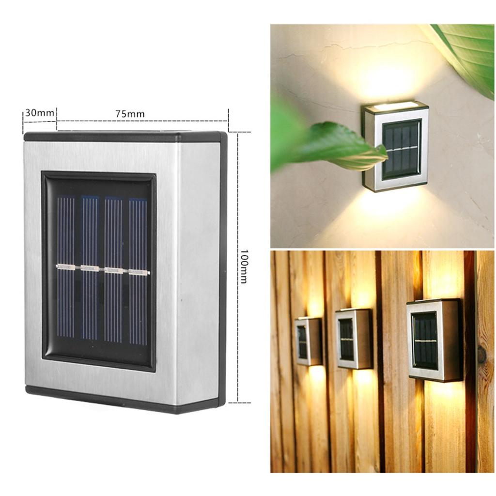 Солнечный настенный светильник, наружное украшение, сад, двор, домашний настенный светильник, водонепроницаемый светящийся вверх и вниз, уличный декоративный настенный светильник