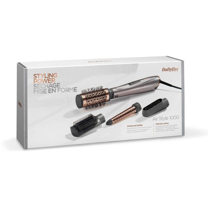 Brosse soufflante - BaByliss - AS136E Air Style 1000 - Pour secher, mettre en forme et boucler