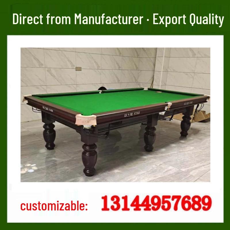 Xinqiu Star Standard Russian Billiard Table - Adult Commercial Use