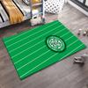 Celtic Football Club Green Stripe Rug Non-slip rug suitable for living room and bedroom sofas.