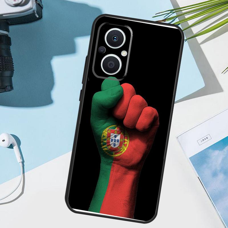 Portugal Flag Cover For OPPO Reno 11 12 13 14 Pro 11F 12F 13F 14F 7 8 Lite OPPO Find X5 X6 X8 X9 Pro Case
