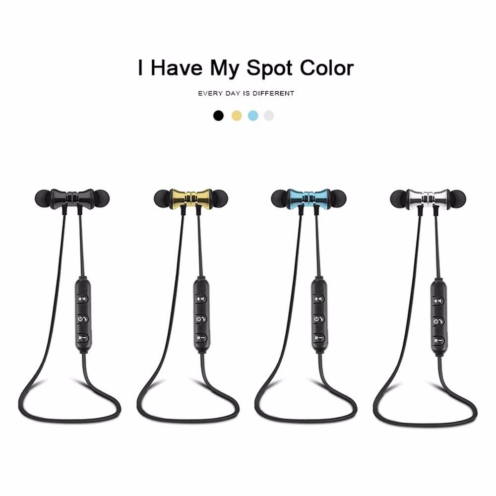 with Mic XT11 Music Headset Wireless Bluetooth Earphone Sport Earbuds Magnetic Hanging Neck