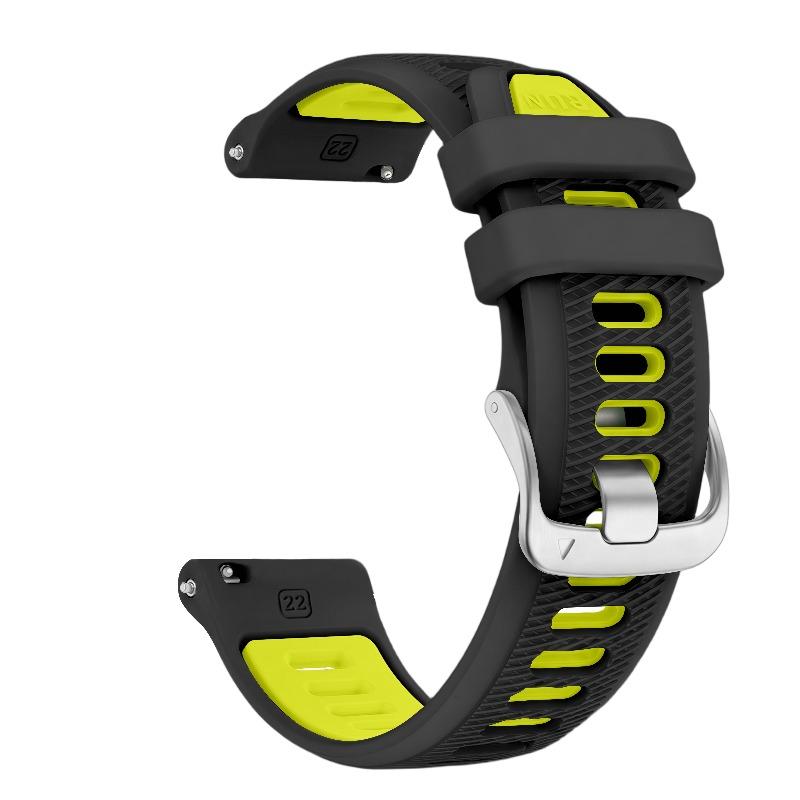 18 мм 20 мм 22 мм силиконовый ремешок для часов Garmin Forerunner 265 255 245 165 55 Пряжка из нержавеющей стали Ремешок для Garmin Vivoactive