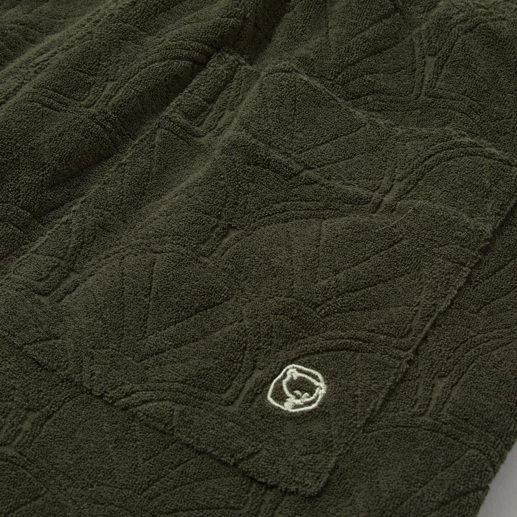 PENFIELD Шорты-бермуды с рисунком 'Resort Shell' из махровой ткани Оливковый_Fr2Kp201