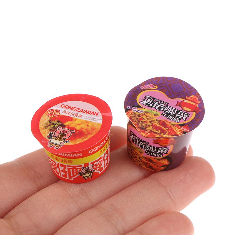 Миниатюрный кукольный домик, игрушечная еда, мини-лапша быстрого приготовления, украшение, реквизит для фотосъемки, игрушки