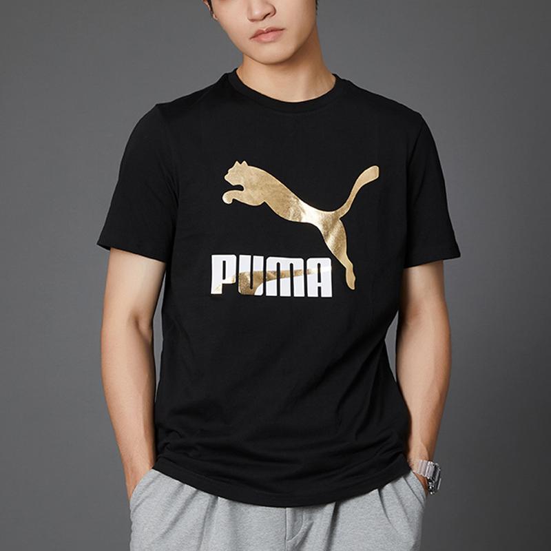 PUMA T Shirt Men's Black (Unisex) T-Shirts 532280 01