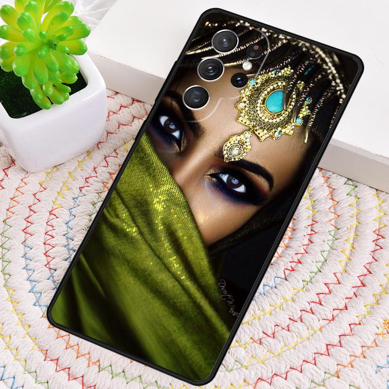 Арабская женщина в никабе Чехол для iPhone с изображением лица для Samsung Galaxy note 10 pro S26 Ultra S23 S24 FE S25 S21 S22 PLUS ударопрочный Чехол